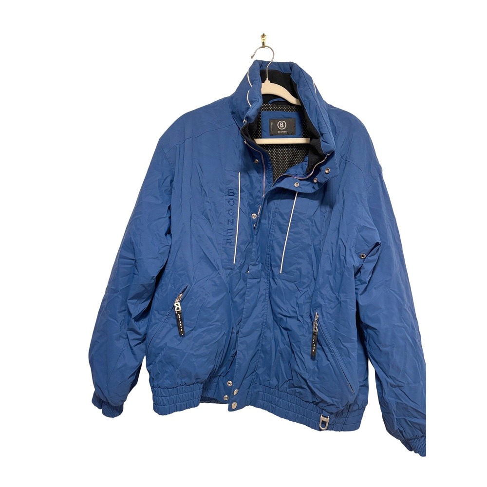Vintage Bogner Mens Blue Vintage Ski Jacket Full Zip Technical US 42 (L)